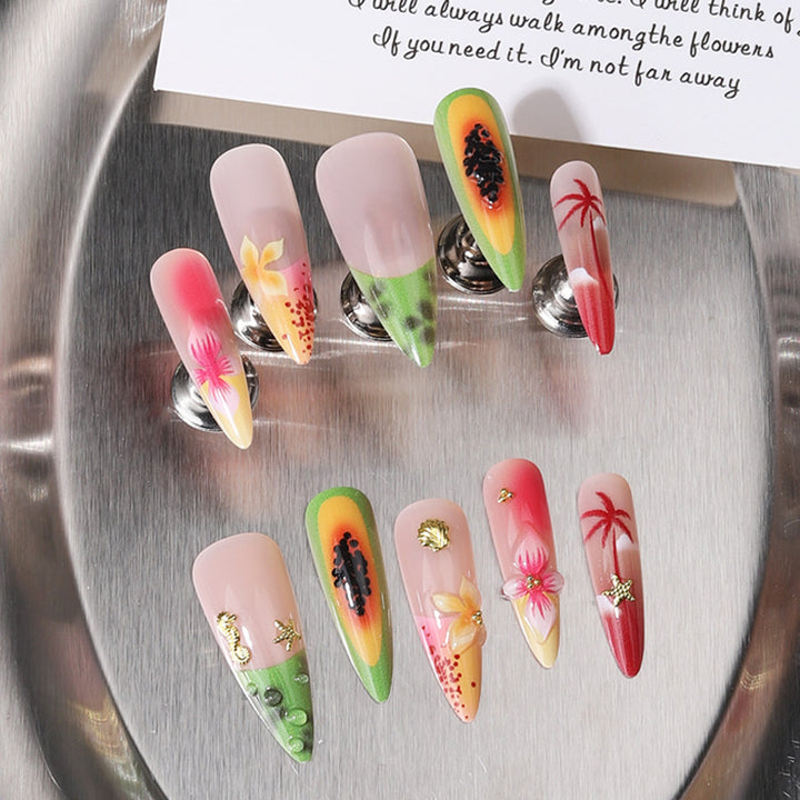 Tropische Nagelkunst Tipps Karnz