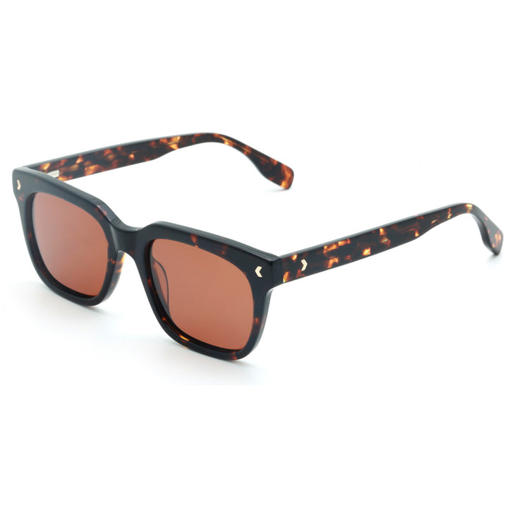 Damen modische oversized Sonnenbrille mit innovativem Kunststoffgestell Karnz