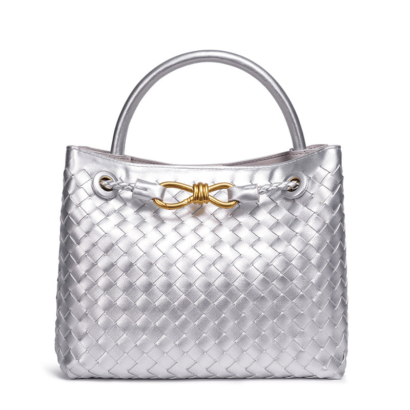 Woven Leather Tote Bag Karnz