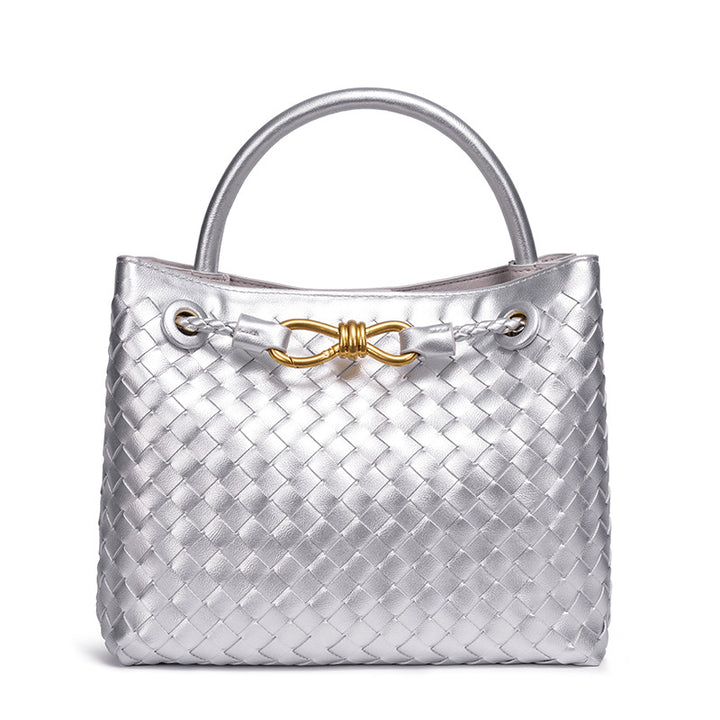 Woven Leather Tote Bag Karnz