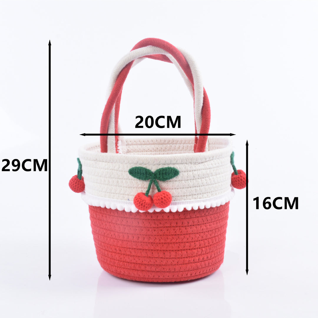 Handgefertigte Körbeltasche Karnz
