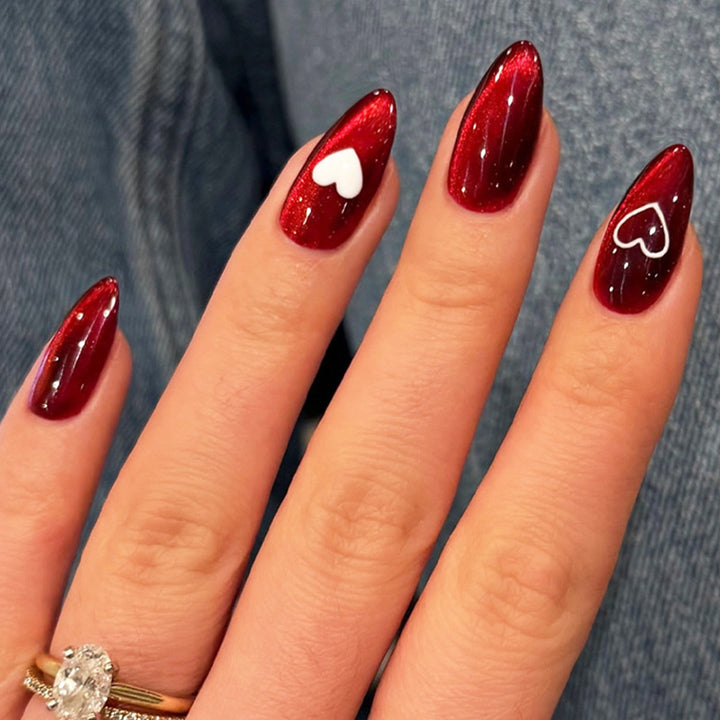 Herz Design Gel Nagelkunst Set Karnz