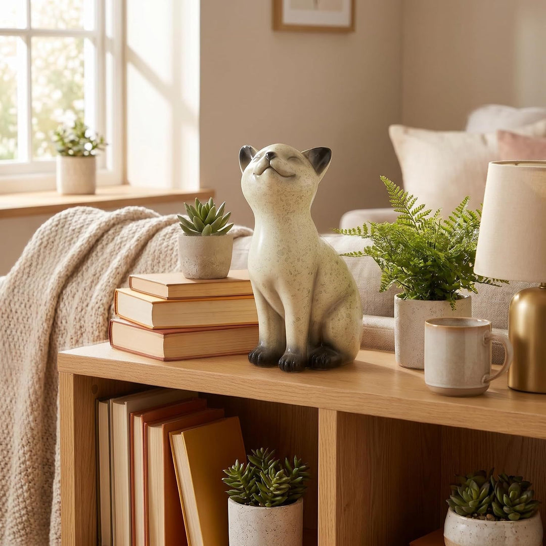 Resinstatue einer Katze Karnz