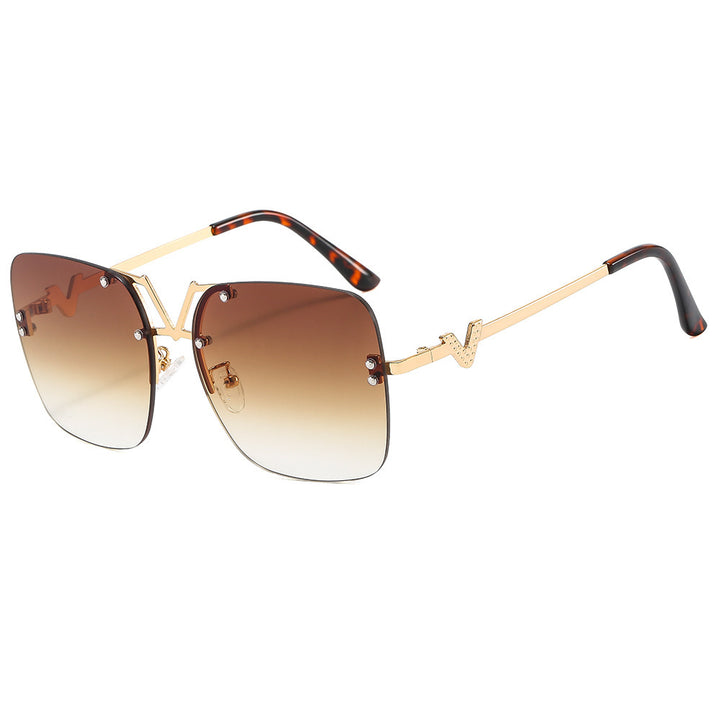 Damen modische Sonnenbrille im stilvollen quadratischen Design Karnz