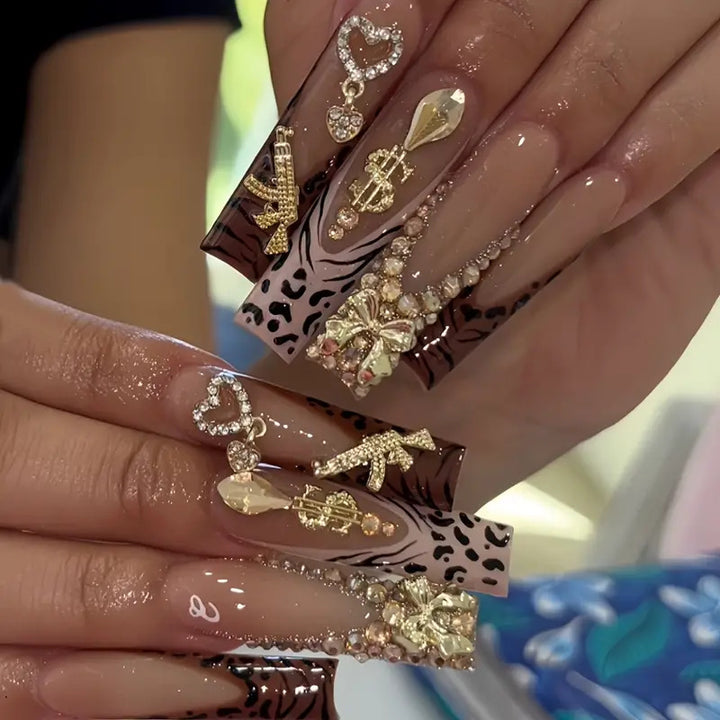 Luxus Themens Press-On Nagelkunst Karnz