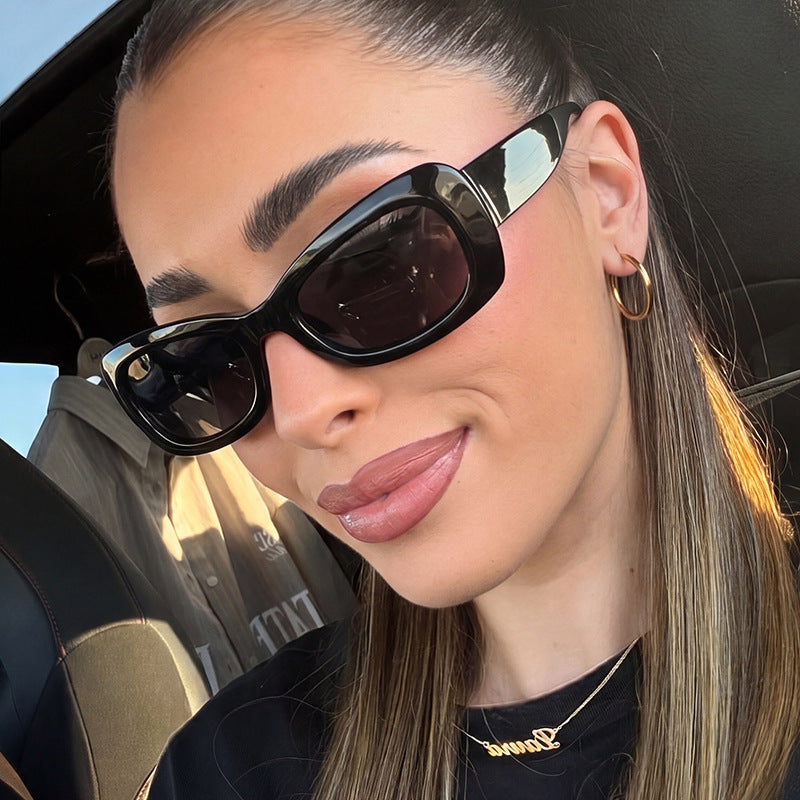 Damen modische Cat-Eye Sonnenbrille mit schützendem UV-Filter und elegantem Design Karnz