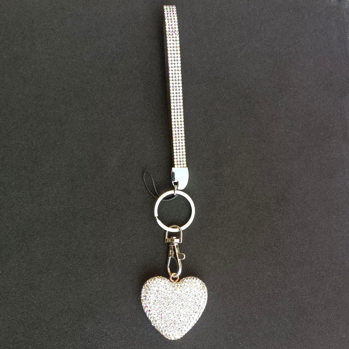 Rhinestone Herz Schlüsselanhänger Karnz