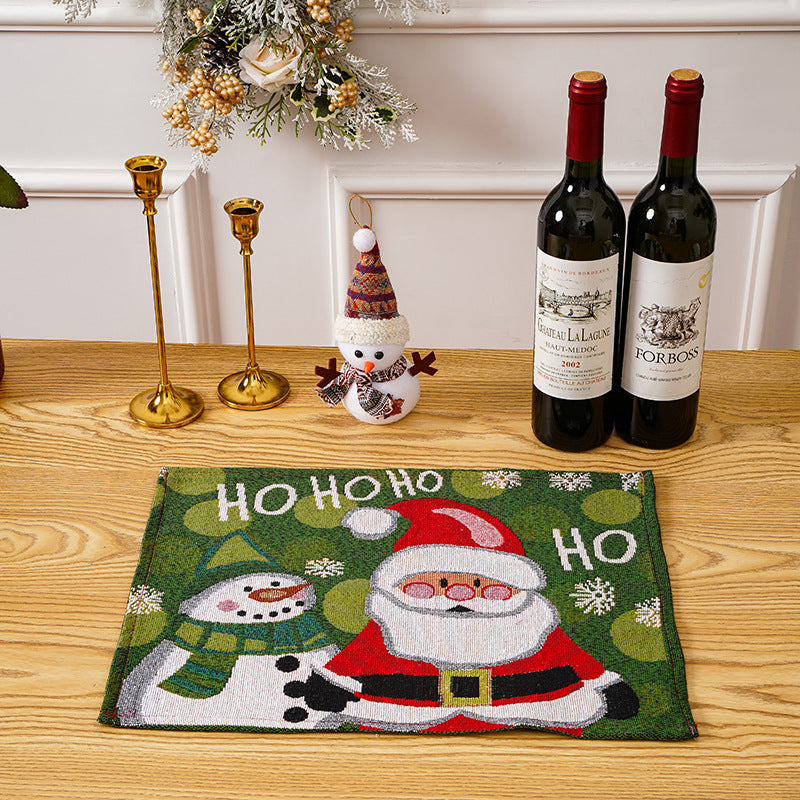 Festliche Tischdecke mit Weihnachtsmotiven Karnz