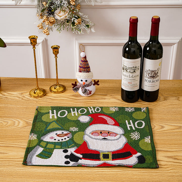 Festliche Tischdecke mit Weihnachtsmotiven Karnz