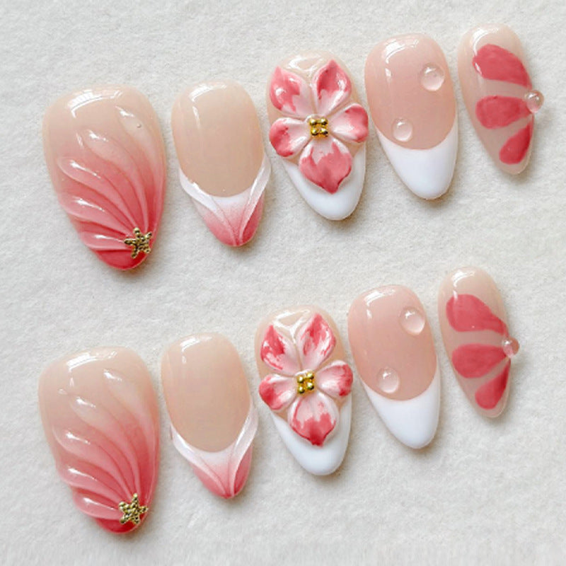 Floral Nail Art Press-On Set Karnz