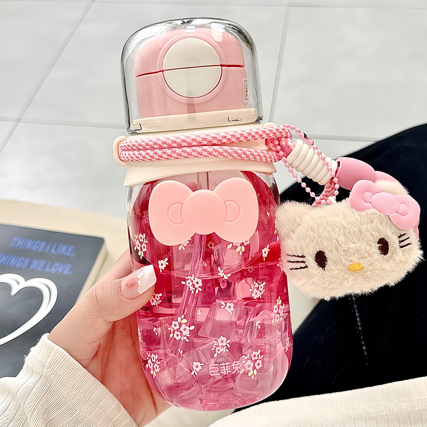 Damen Auslaufsichere Trinkflasche mit Tiermotiven Karnz