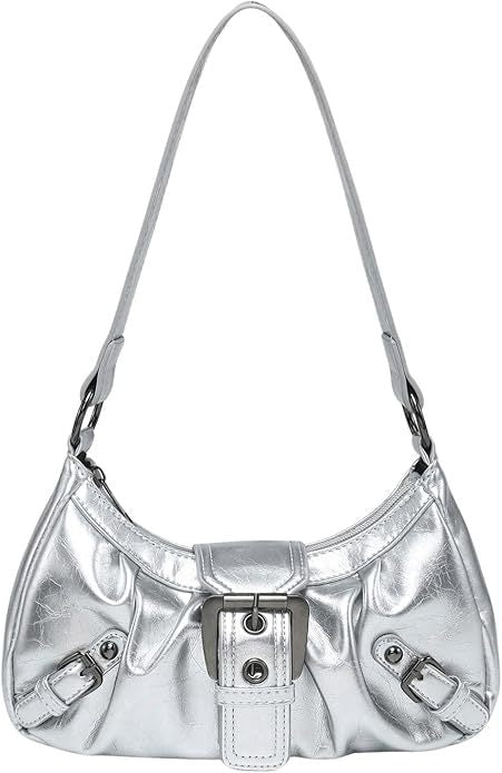 Schultertasche mit Trendigem Design und Dekorativem Schnallenverschluss Karnz
