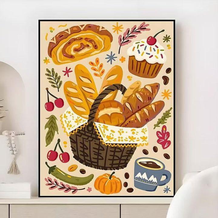 Gourmet kulinarisches Wandkunst Karnz