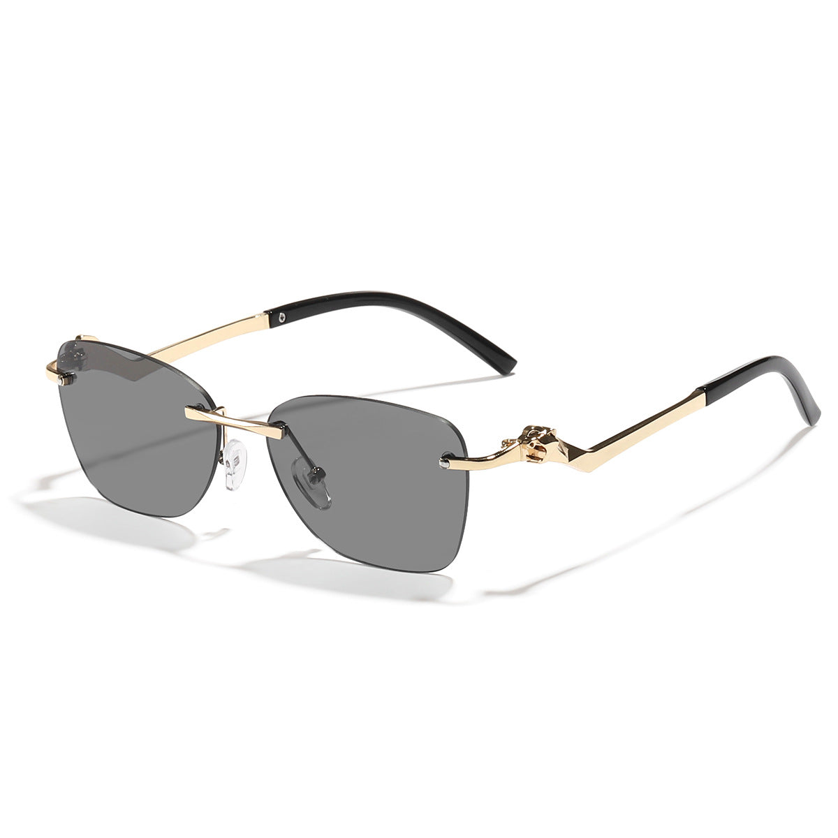 Damen modische Sonnenbrille mit stilvollen geometrischen Akzenten Karnz