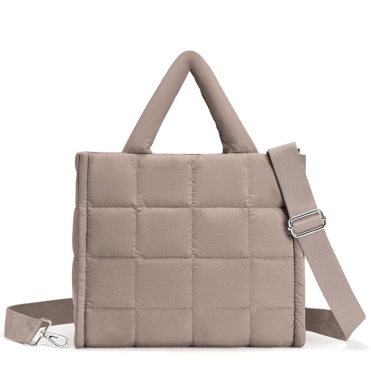 Damen modische Schultertasche mit gepolstertem Design Karnz