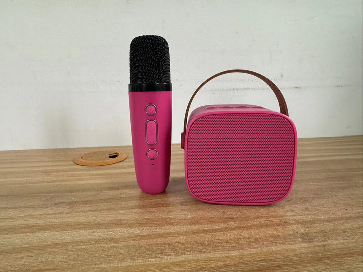 Tragbarer Bluetooth-Lautsprecher und Mikrofon Karnz