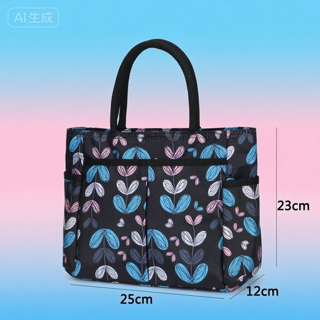 Blumenmuster Mehrfach-Taschen Einkaufsbörse Karnz
