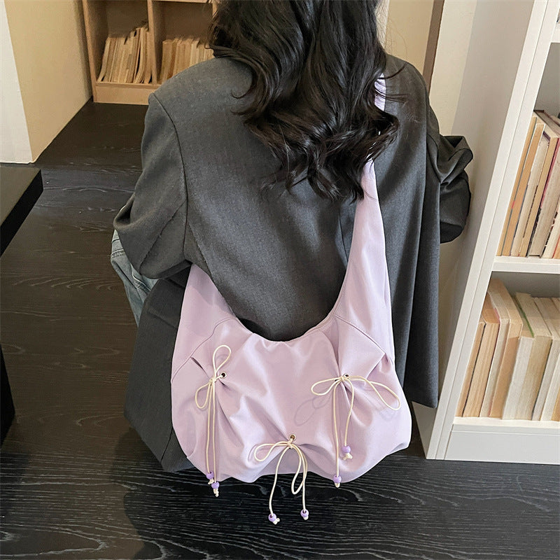 Modische weiche Stoff schlaffe Schultertasche