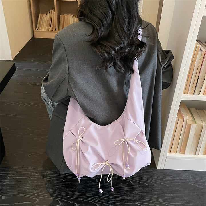 Modische weiche Stoff schlaffe Schultertasche