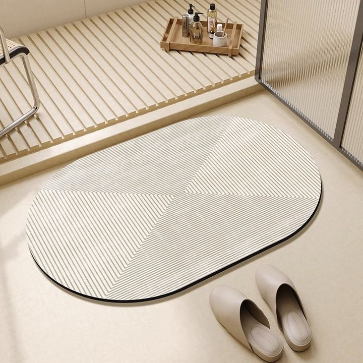 Moderner abstrakter Muster-Badematte für das Badezimmer