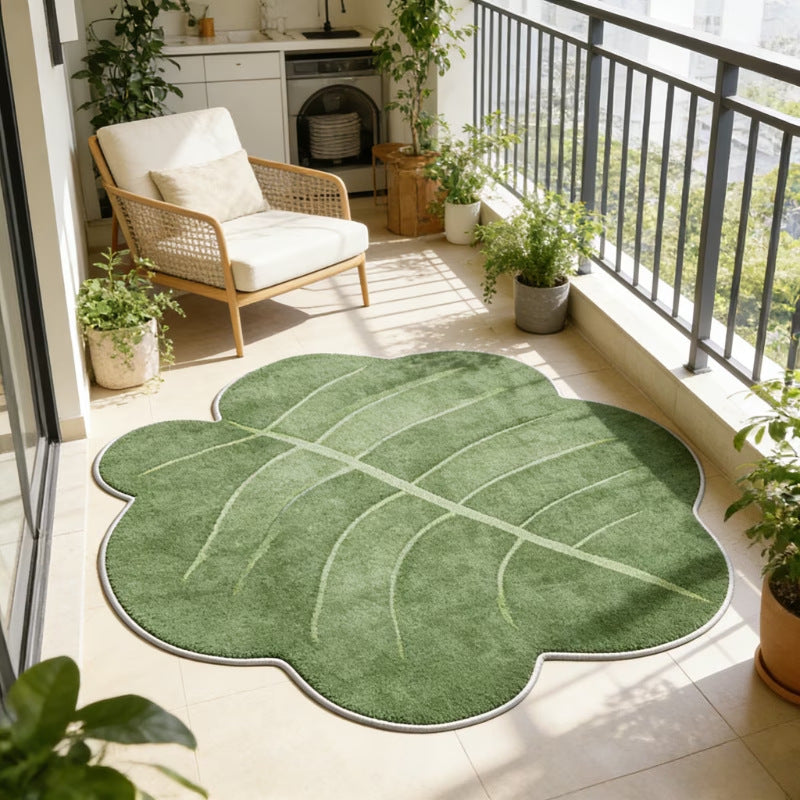 Künstlerischer floraler Musterteppich