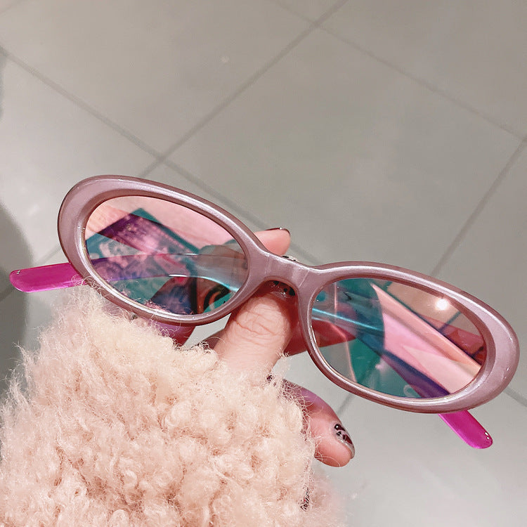 Retro Ovale Sonnenbrille Karnz