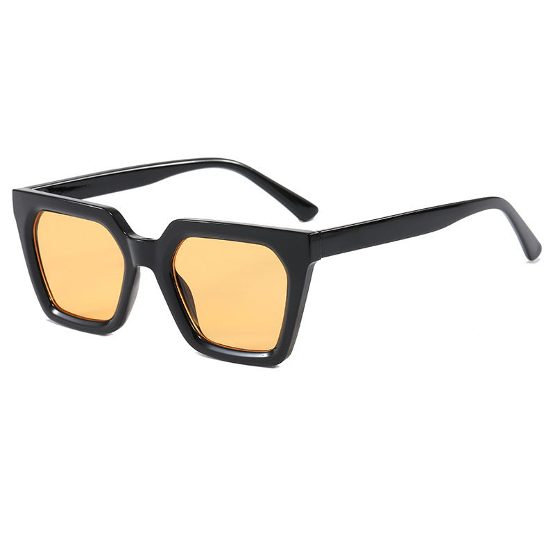 Damen geometrische Sonnenbrille im luxuriösen Acetat-Rahmen Karnz