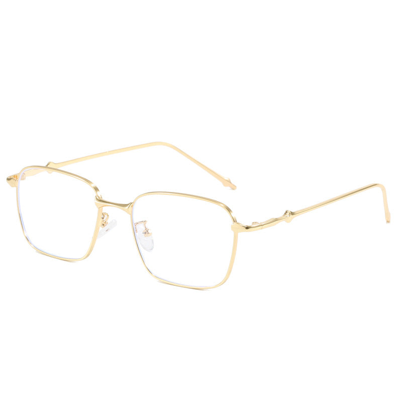 Damen elegante quadratische Sonnenbrille mit hochwertigem Metallrahmen Karnz