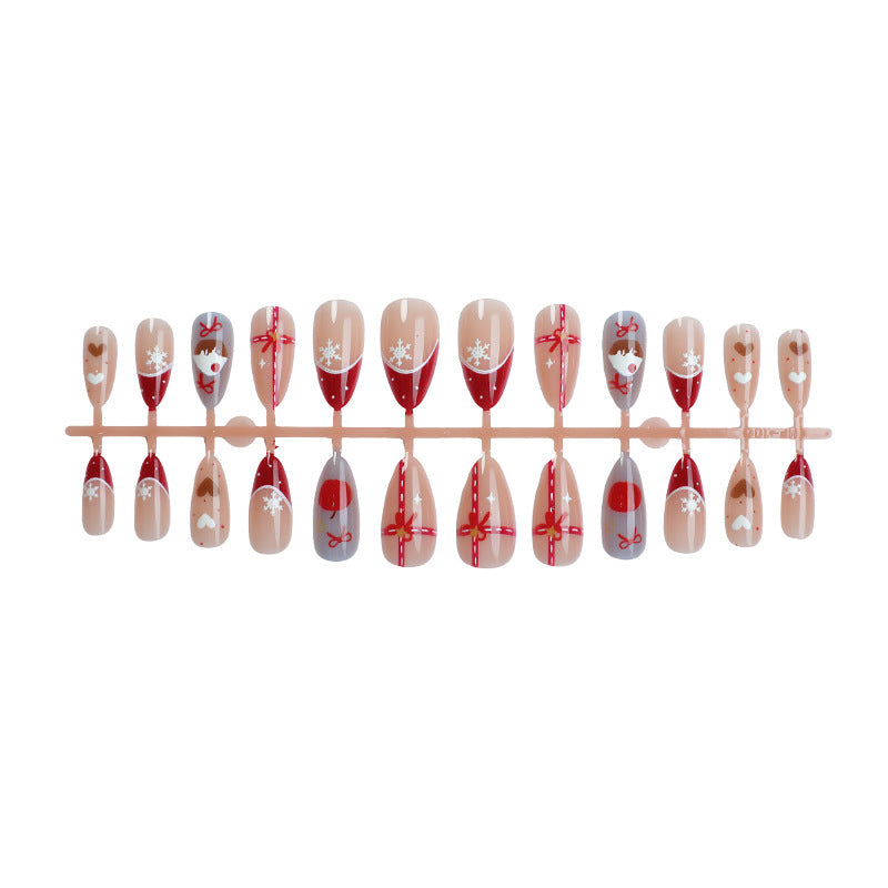 Festliche Themen Press-On Nagelkunst Karnz