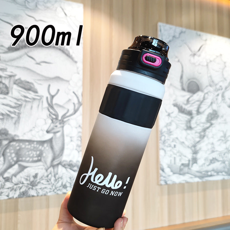Damen vielseitige Trinkflasche mit innovativem Klappdeckel Karnz