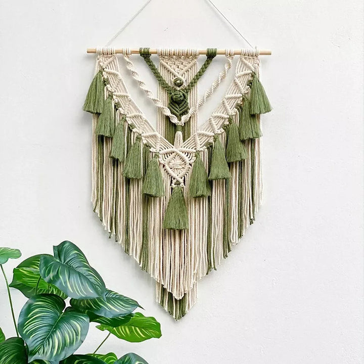 Macrame Wandbehang Karnz