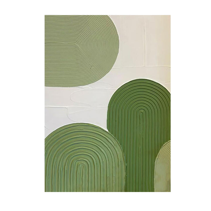 Modern Texturiertes Landschaftsleinwand Kunstwerk