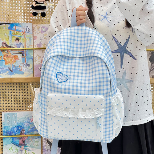 Stylischer Gepunkteter Rucksack Karnz