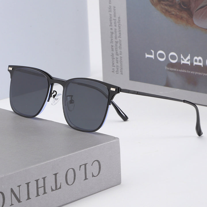 Damen Trendige quadratische Sonnenbrille im modernen Design Karnz