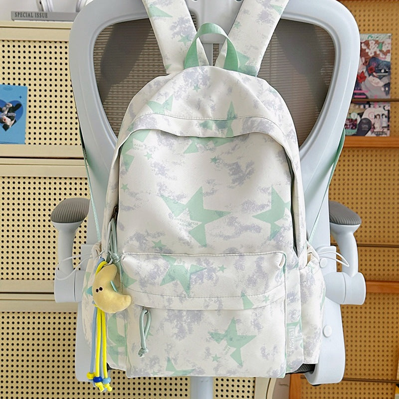 Trendiger Sternenbedruckter Rucksack Karnz