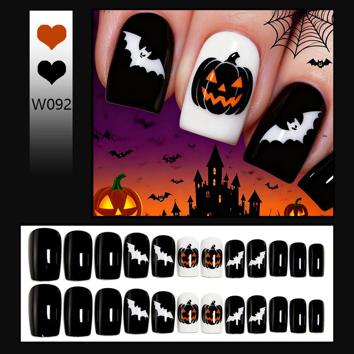 Kunstnagelset mit Halloween-Motiven Karnz