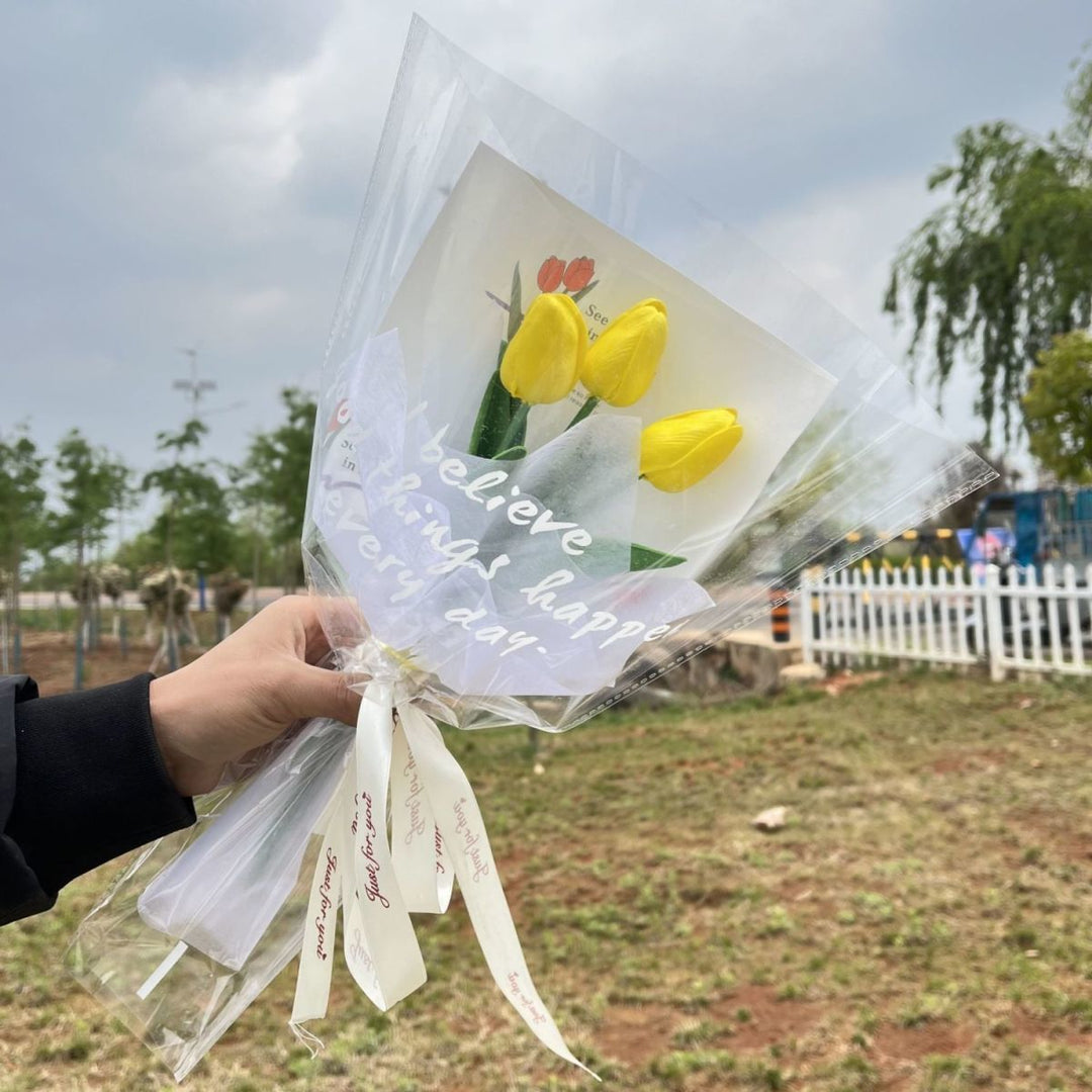 Dekoratives künstliches Tulpenbouquet