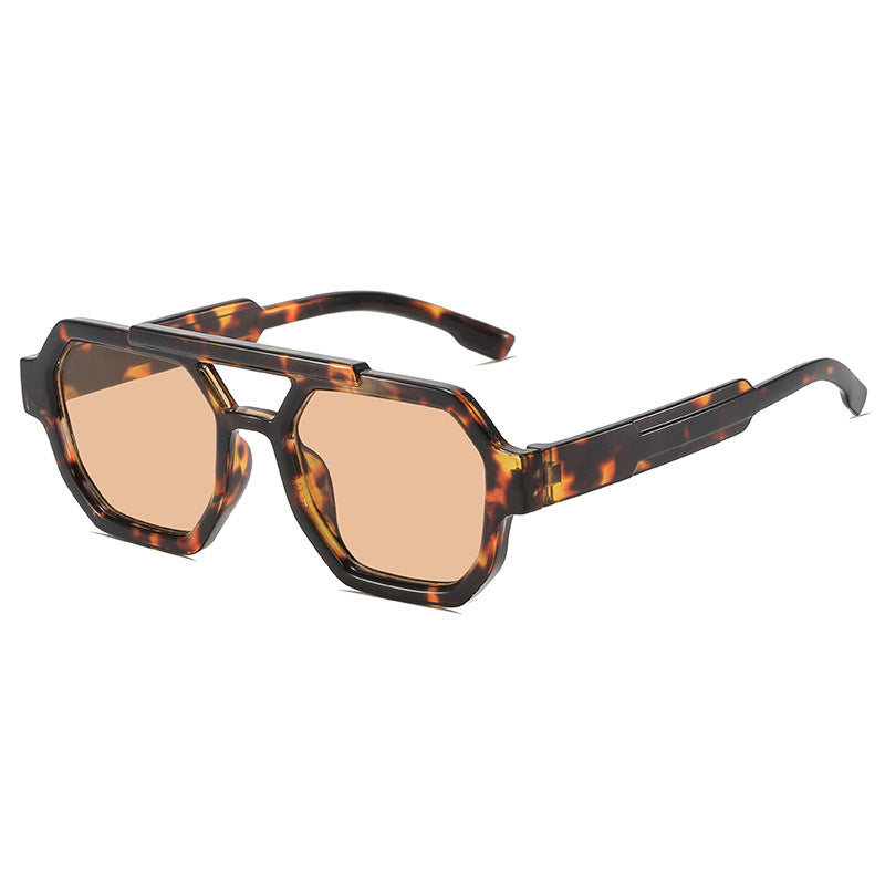 Stylische geometrische Rahmen Sonnenbrille Karnz