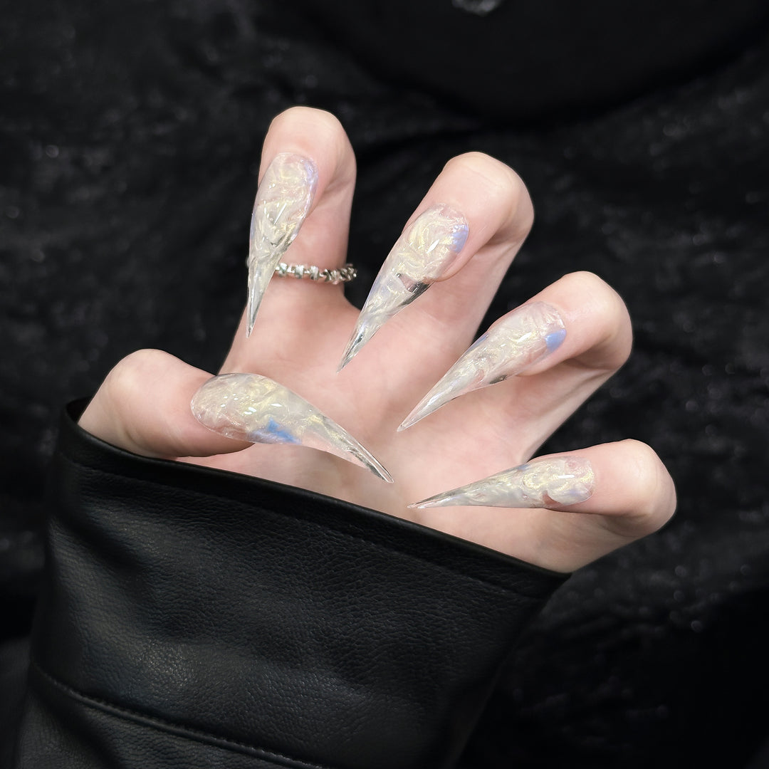 Künstlerische Stiletto Press-On Nägel  1791254987