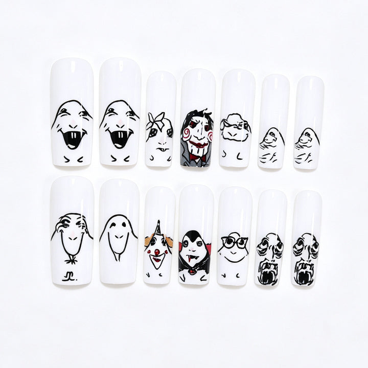 Themen Charakter Nagelkunst Aufkleber Karnz