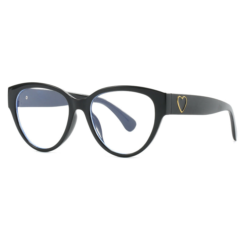 Damen Cat-Eye Sonnenbrille mit luxuriösem Leopardenmuster und charmanten Details Karnz