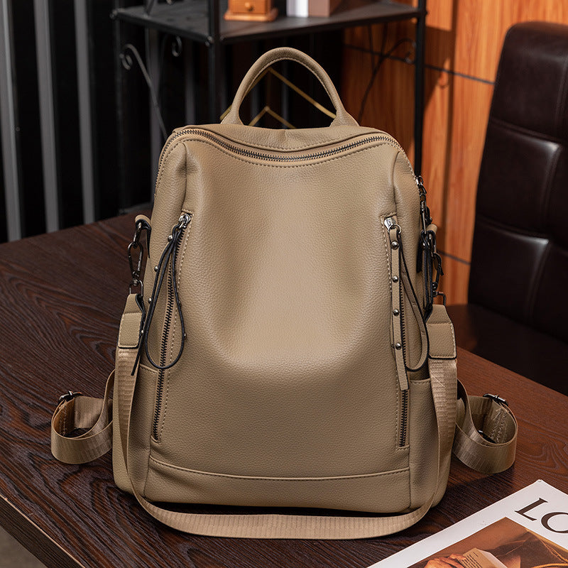 Vielseitiger Stilvoller Zip Rucksack
