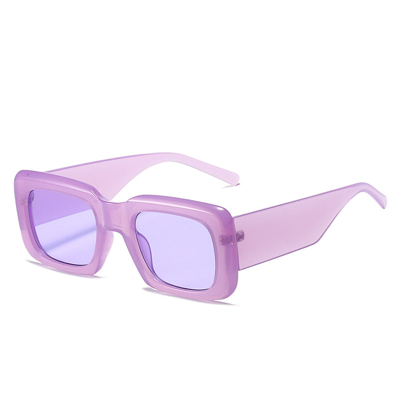 Damen quadratische Modetrends Sonnenbrille Karnz