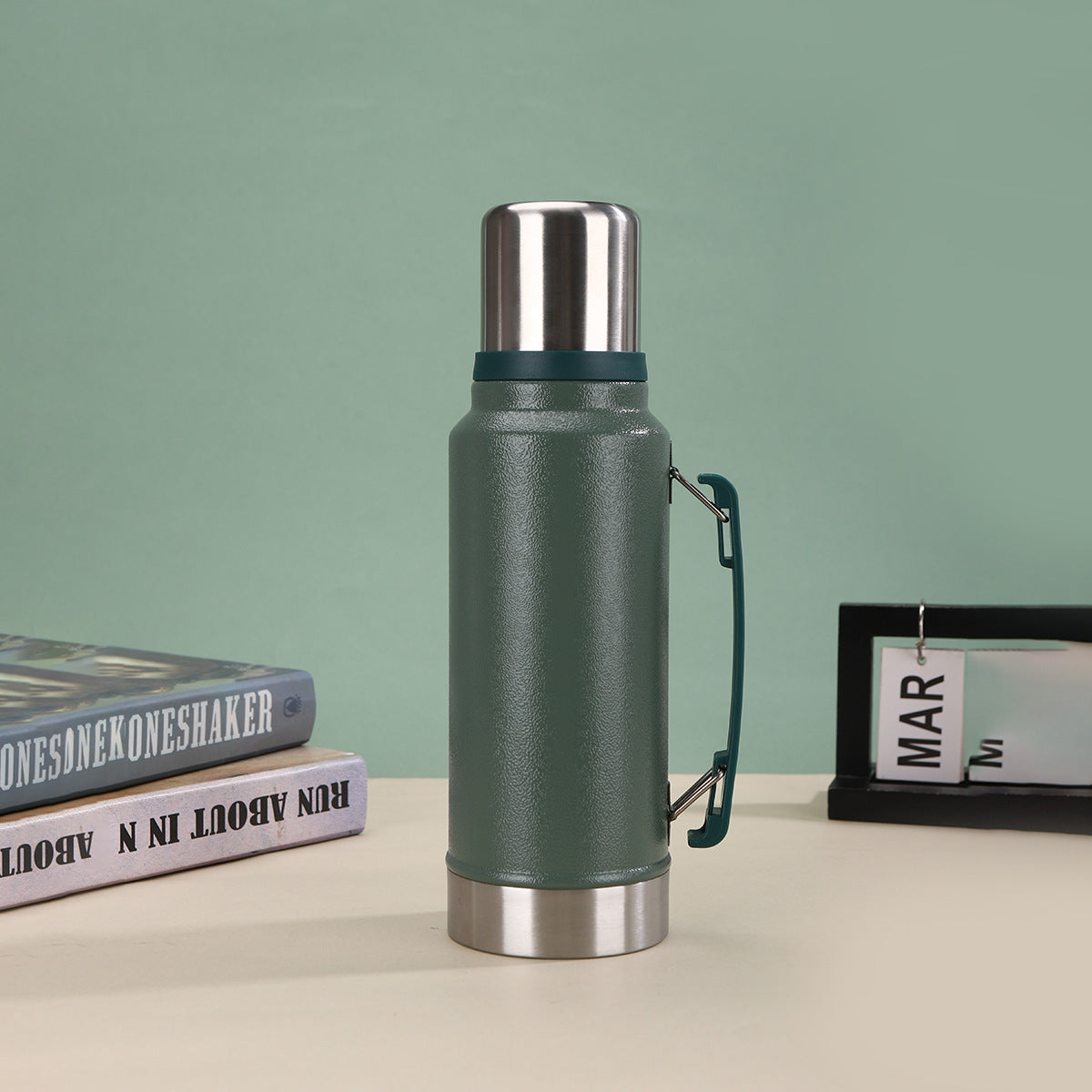 Unisex Isolierte Edelstahl-Wasserflasche mit Tragegriff Karnz