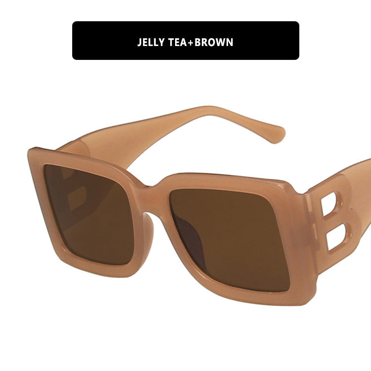 Damen modische Sonnenbrille im trendigen Leopardendesign Karnz