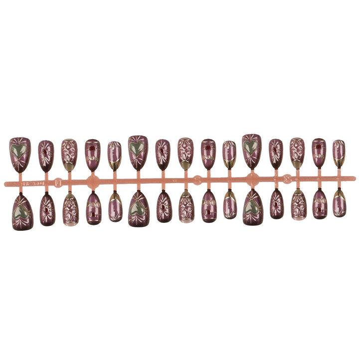 Dekoratives Press-On-Nagelspitzen-Set
