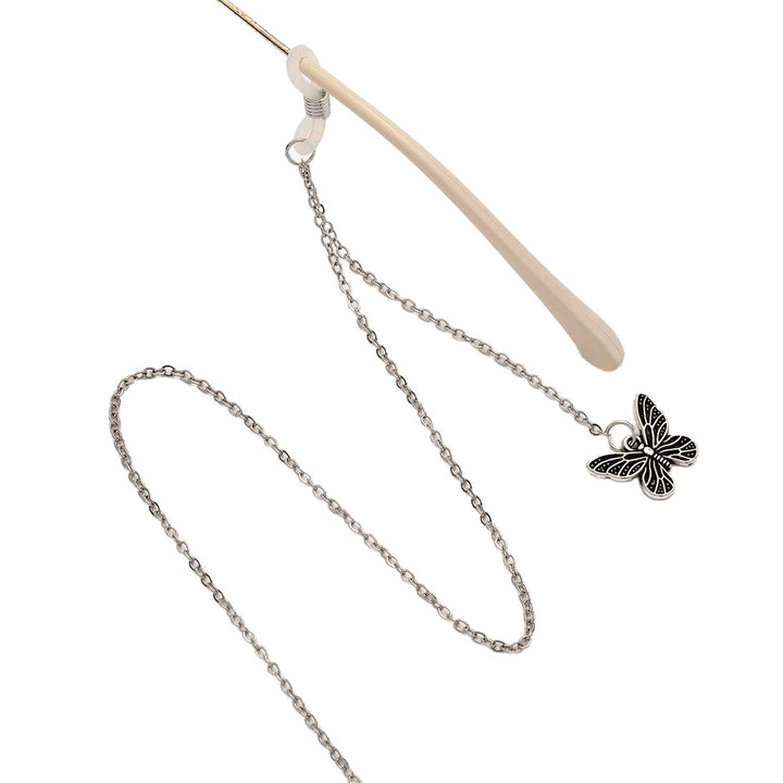 Butterfly Charm Brillen Kette Karnz