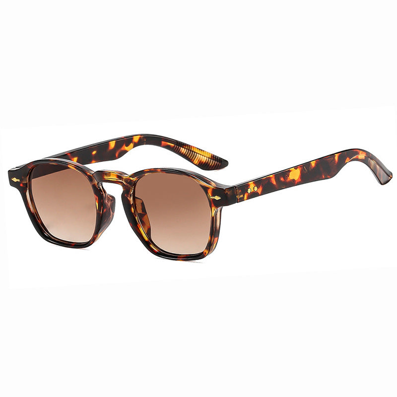 Damen modische rechteckige Brille mit transparentem Rahmen Karnz