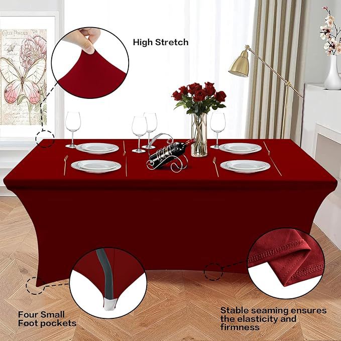 Damen Elegante Tischdecke für Feste und Veranstaltungen Karnz