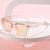 Damen modische quadratische Sonnenbrille mit elegantem, breitem Rahmen Karnz